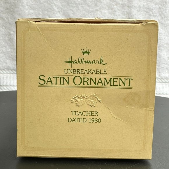 Teacher Tree Trimmer Collection - Hallmark Keepsake Christmas Ornament from 1980 - Picture 6 of 6